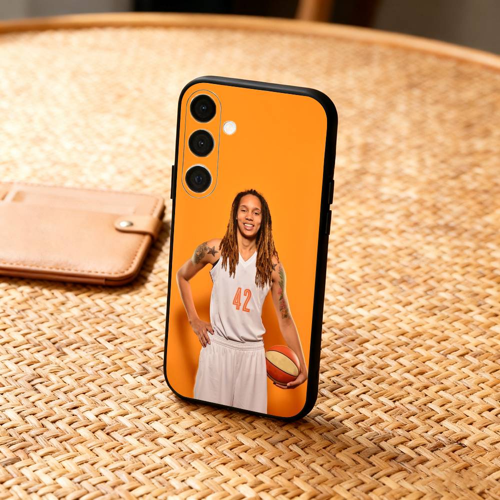 

1PC B-Brittney G-Griner Phone Case For Samsung A73,72,71,53,52,51,22,91,80, Soft Black Cover Samsung a72