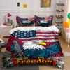 Eagle, Flag, Cash, "Freedom" Bedding Sets Duvet Cover Sets Duvet Covers Pillowcases(1 * Duvet Cover 2 * Pillowcases Without Duvet Insert)