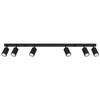 Carbon Ceiling Lamp 6L Black
