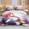 HUNTER X HUNTER Bedding Set 3D Anime Comforter Duvet Covers for Boy Adult Bedclothes Luxury Kids Bed Silk Bedding Set