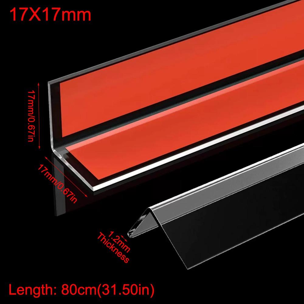 Universal Wall Corner Protector Clear Corner Guard Strip High Quality Angle Bumper Hotel 17X17mm