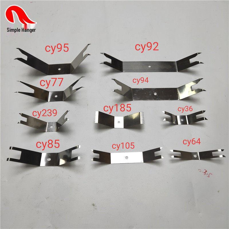 

64MM Пружинный зажим из листовой нержавеющей стали, CY95 36 64 77 85 92 94 105 185 239 Thick 0.5mm Width 14 Height 15 Opening 95mm