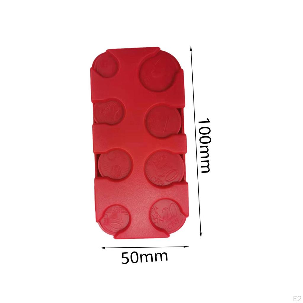Dispenser Storage Box 1 Cent, 2 5 10 20 50 Cents, Euro And Lidded