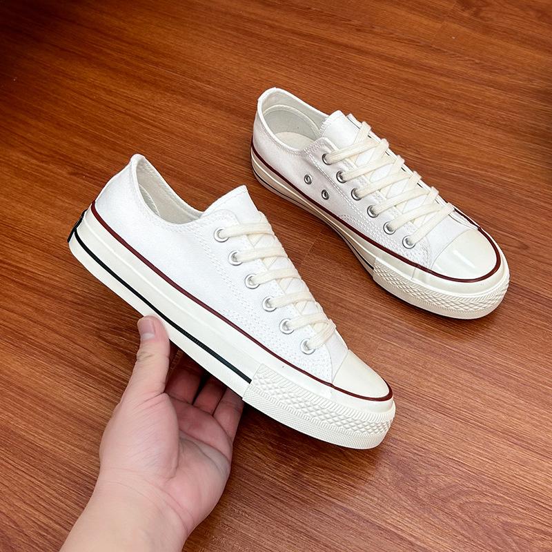 Autumn student's low-top canvas shoes women's classic versatile ins board shoes retro casual single shoes