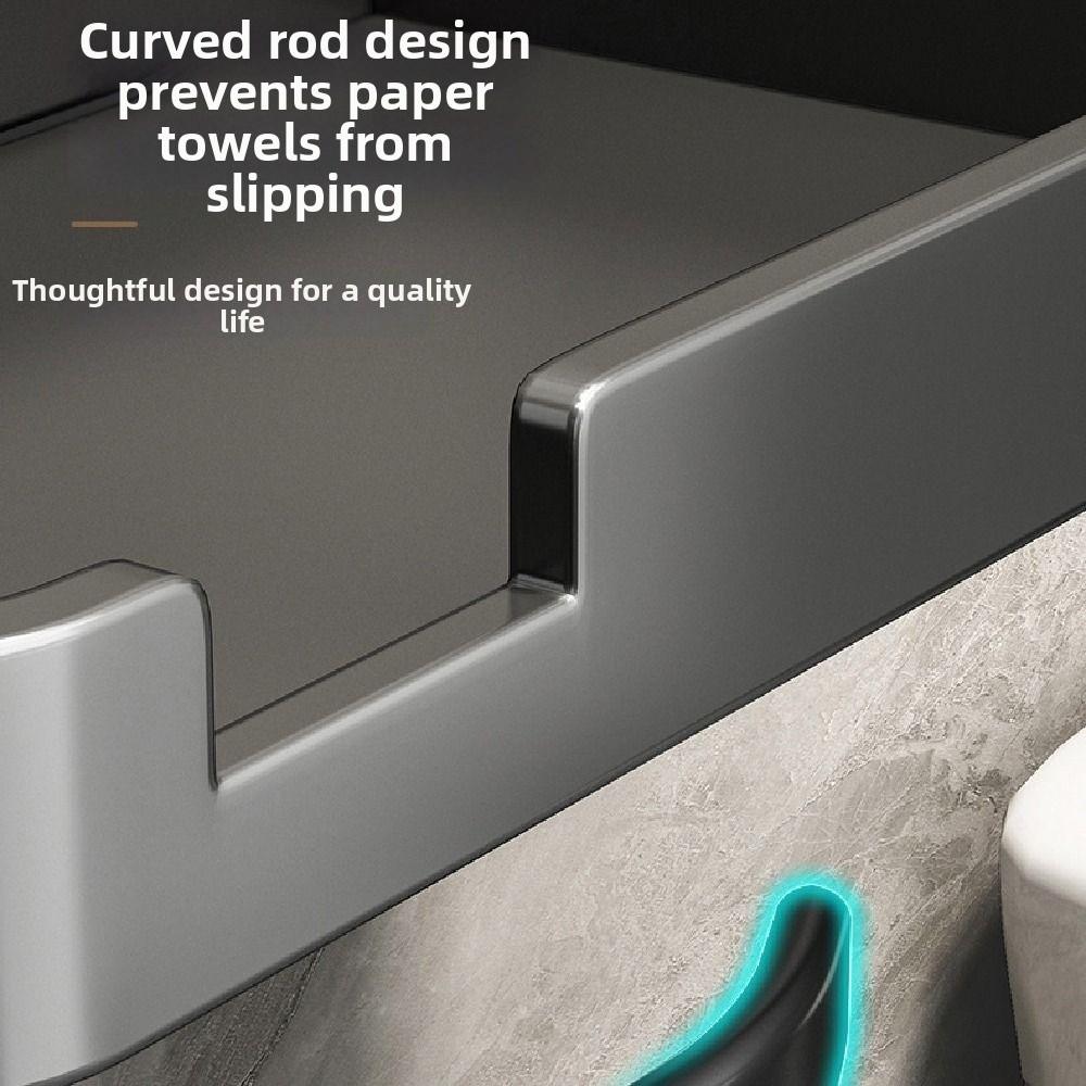Waterproof Roll Paper Storage Rack Wall-Mounted Phone Storage Shelf  Household
