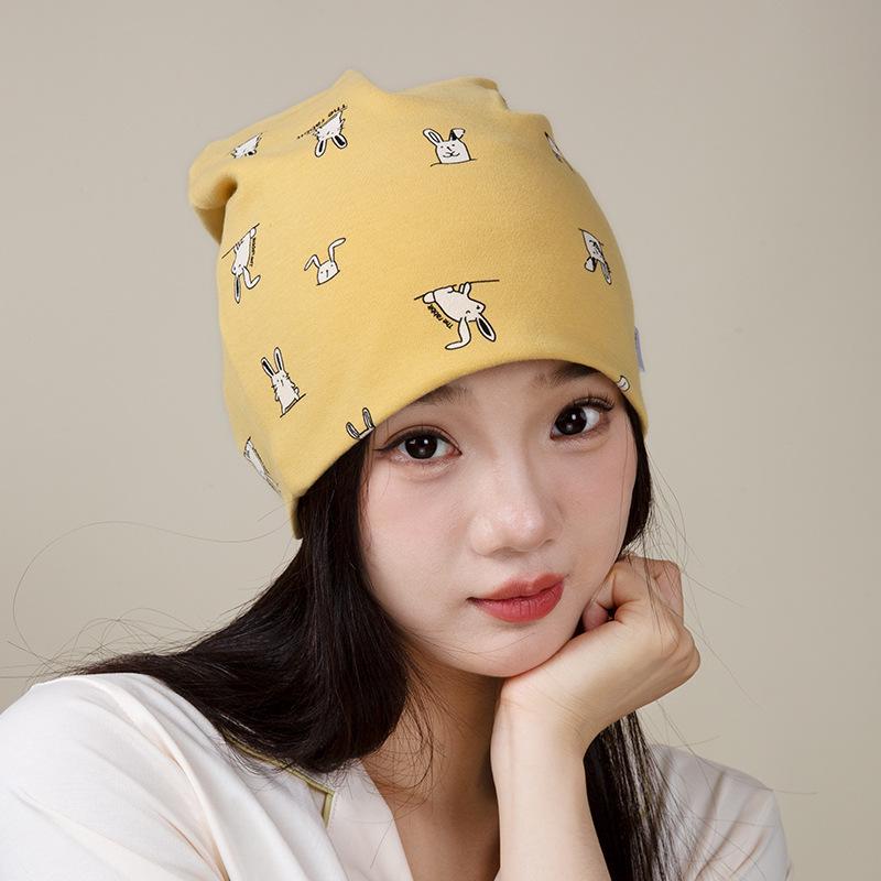 

Двухслойная ветрозащитная послеродовая шапка Lovely Tao - теплая и высокоэластичная хлопковая защита головы для беременных женщин