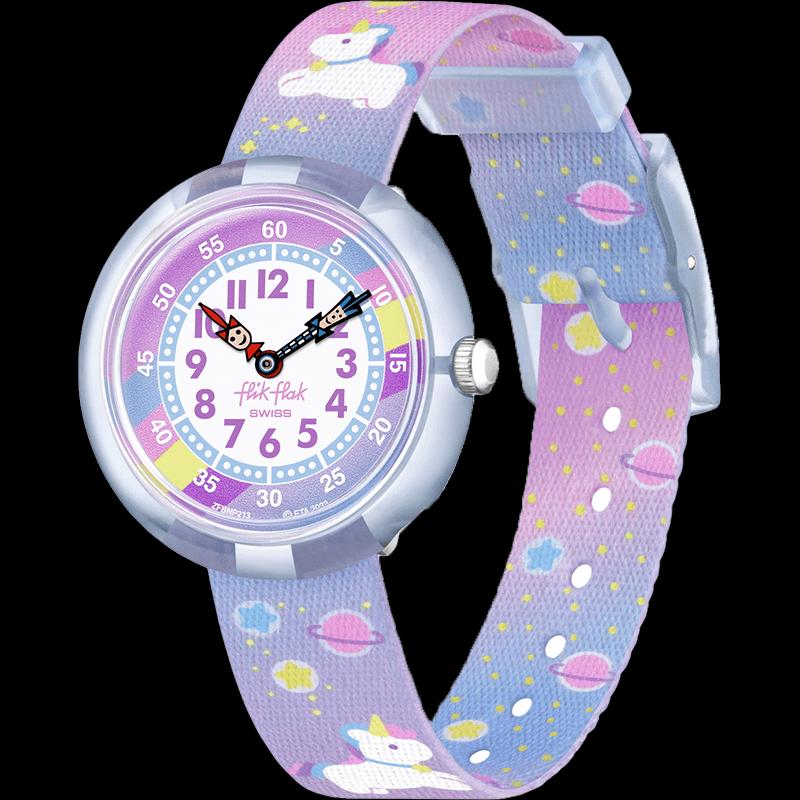 Swatch Flik Flak Hugging Unicorn Kids Watch