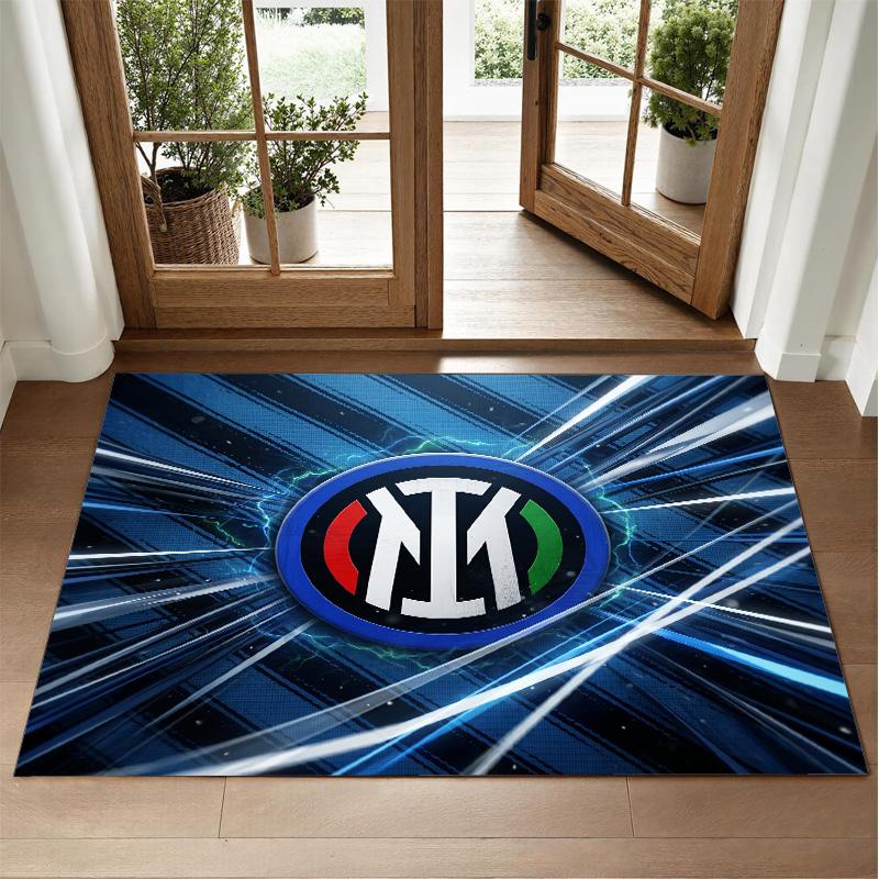 Borussia Dortmund Design Crystal Velvet Rug Soft Decorative Mat for Bedroom Entrance