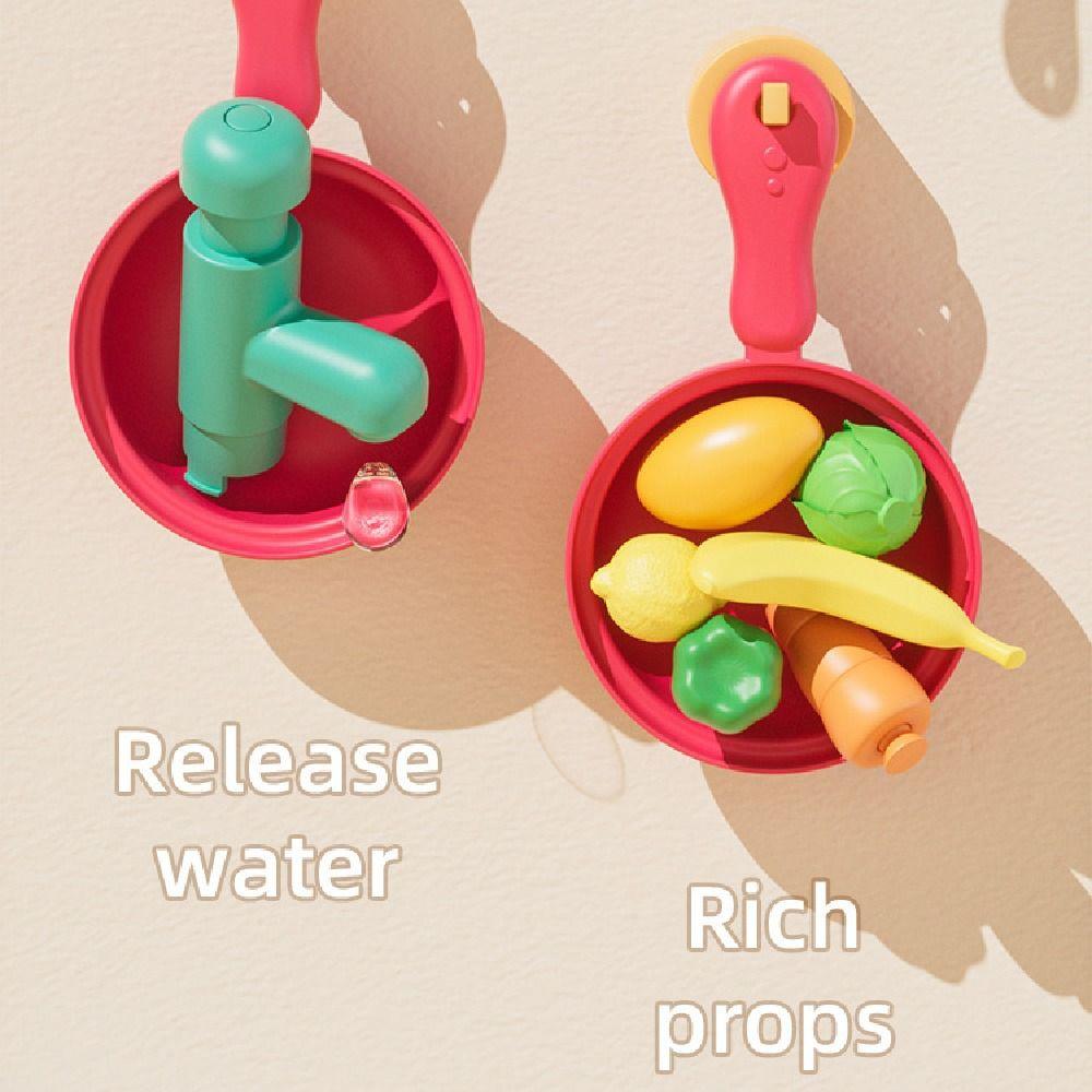 Colorful Simulation Kitchen Play Toys DIY Afternoon Tea Toy Set  Cookware Accessories