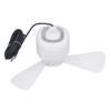 Tragbarer Hänge-Deckenventilator 3 Windgeschwindigkeiten Mini USB Zeltventilator mit 3 abnehmbaren Flügeln Leise für
