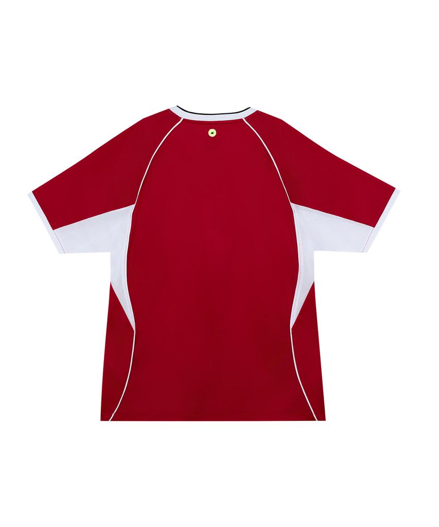 YONEX 265Ts001M Red Men'S Cutout Color Point Tennis Gamewear