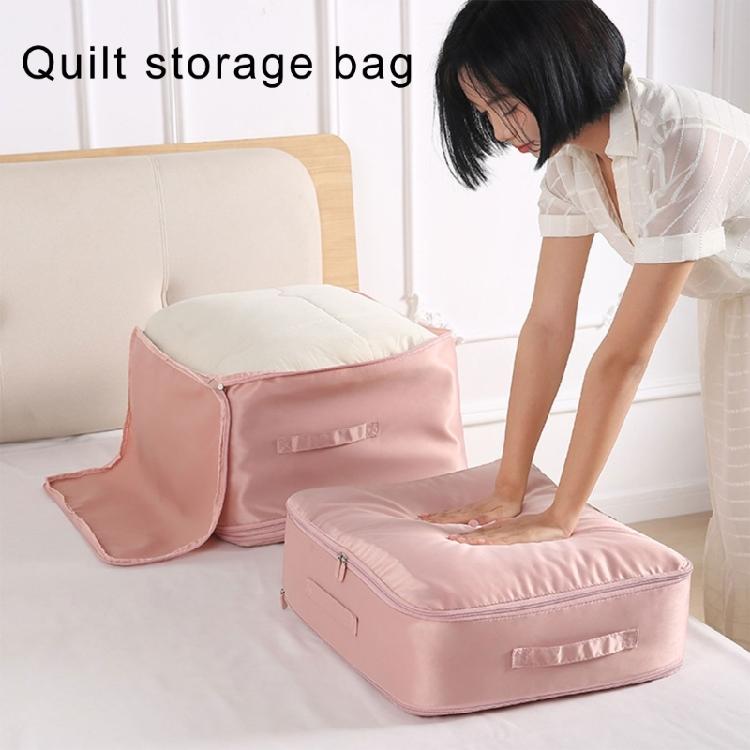 Space Saving Clothes Holder Self Compressing Bedding Storage Bag Stylish Organizer for Clothing and Garments Quilt