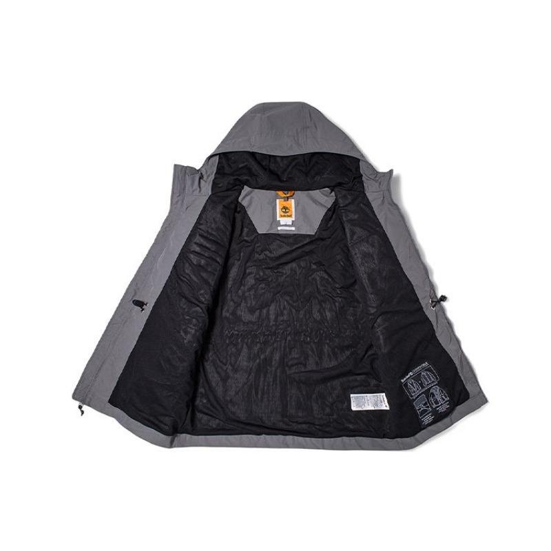Timberland Solid Color Sports Hoodie Jacket Men Jackets Gray A2EJW-033
