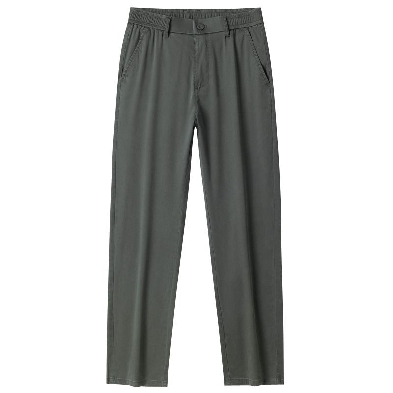 Pantalones Casuales Simples y Versátiles para Primavera y Verano, Rectos Holgados y Nuevos Pantalones Versátiles de Moda para Hombre