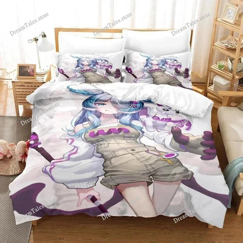 3D Print Anime Kawaii Girl Elira Pendora Bedding Set Single Twin Full Queen King Size Bed Set Adult Kid Bedroom Duvet Cover Sets