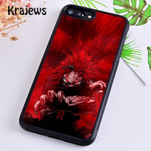 Krajews kirishima eijirou My Hero Academia Handyhülle für iPhone 14 5 6s 7 8 plus X XR XS 11 12 13 pro max Samsung S21 S22 ultra