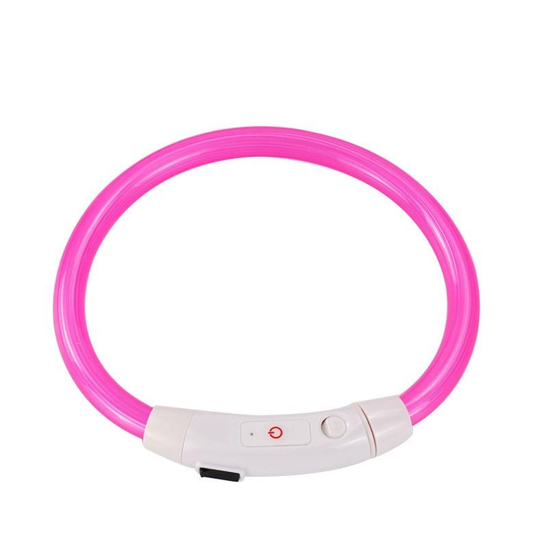 Pet Supplies USB Rechargeable LED Dog Collar For Walking Dogs