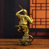 Brass Monkey Buddha Sculpture Qi Tian Da Sheng Creative Decoration Home Decor, Living Room, Bedroom, Office, Desktop Crafts, 1Pc