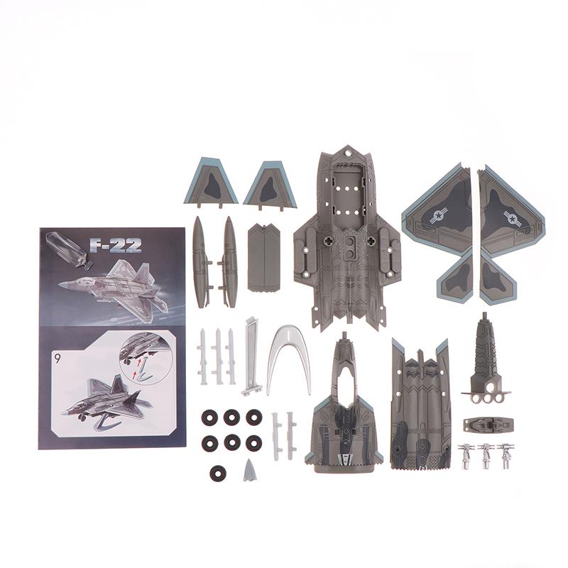 1 Piece Diy 3D Puzzle Assemble Collection Toys Fighter Model Tabletop Decoration Plane Model Ornament Building Blocks Toy