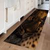 Cheetah Pattern Runner Rug Modern Home Decor Animal Print Hallway Carpet Soft Non-slip Floormat for Corridor Living Room Bedroom