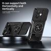 KEYSION Magnetic Phone Case for OPPO A3 A3X 5G A5i Slide Camera Protection Upright Kickstand 360 Ring Shockproof Back Cover
