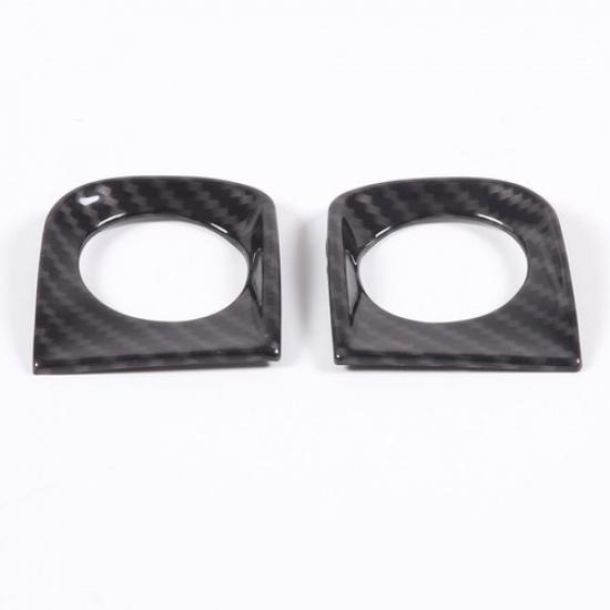 For Corvette C8 -2025 Steering Wheel Rod Base Cover Trim ABS Carbon Fiber