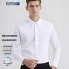 ROMON Men's Business Formal Long-Sleeve Shirt