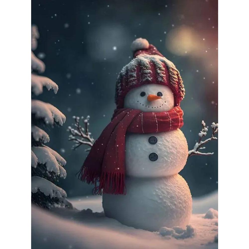 DIY full sirkel diamantmaling korssting 3D kunststil hjemmescene juledekorasjon diamantmaling 5d diamantkunstmaling