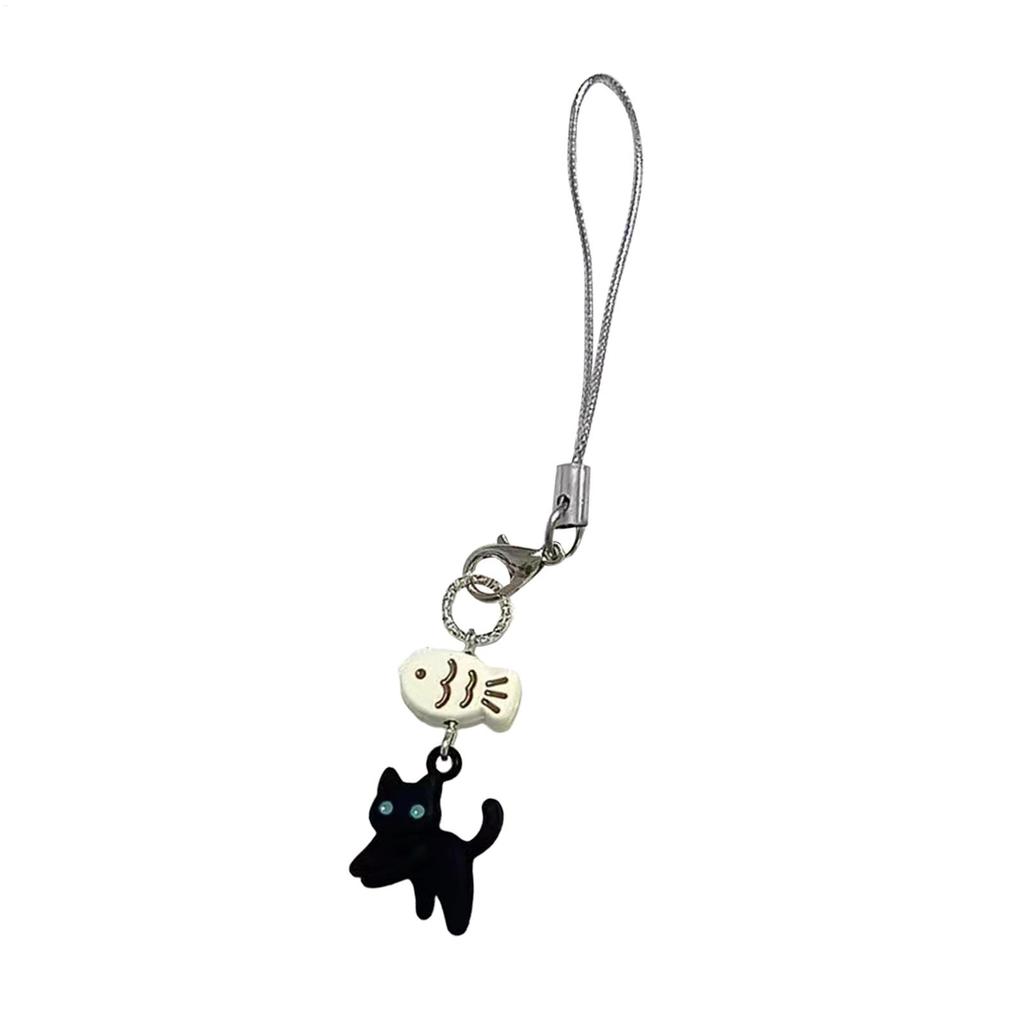Cute Phone Pendant Resin Phone Pendant Cat Cute Phone Charm Phone Strap Aesthetic Cartoon Phone Accessories for Wallets & Phone