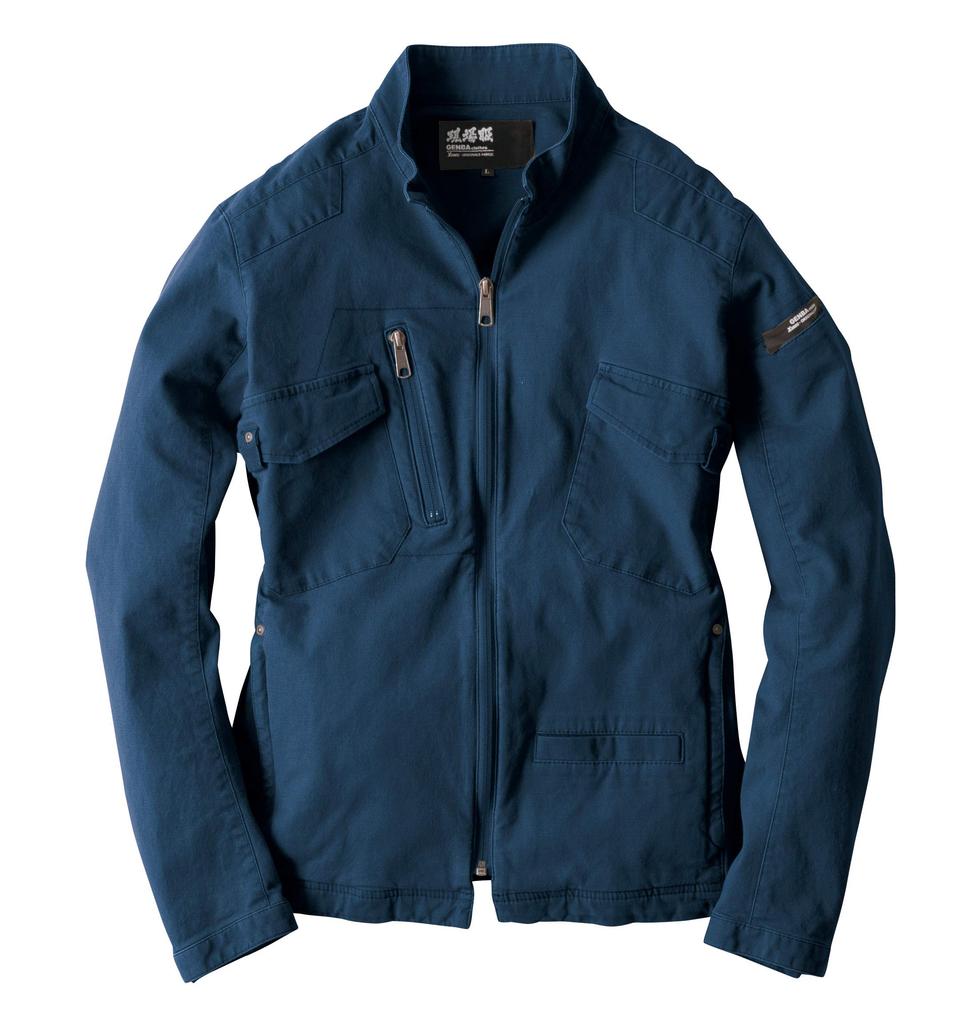 Xebec Long Sleeve Iron Size Blouson, Blue, L, 2240-17-L