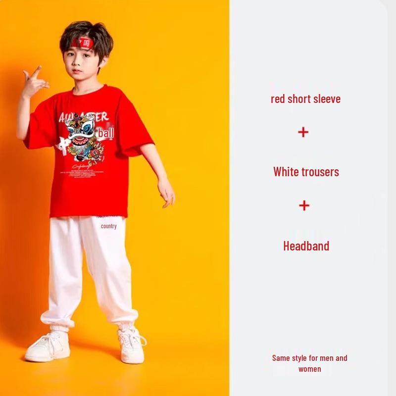 Children’s Day Chinese Style Performance and Choir Costume for Elementary Sports and Cheerleading