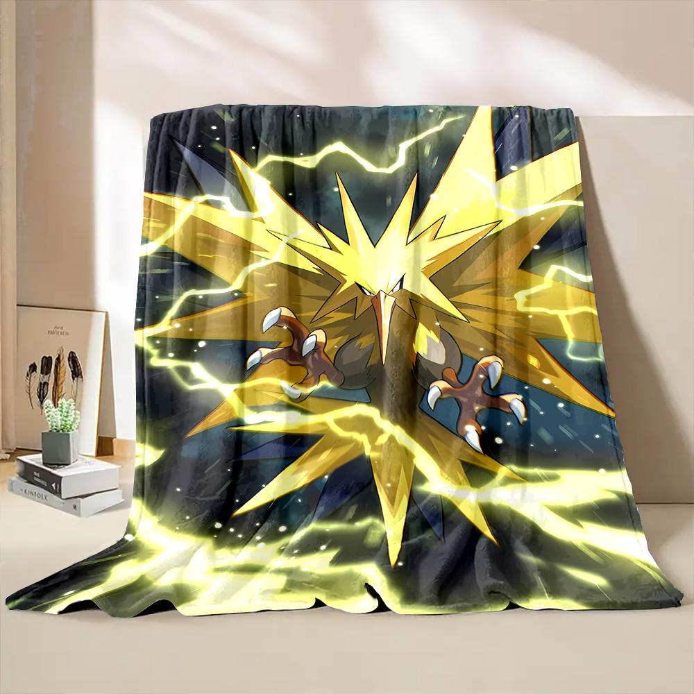 Japanese P0kem0n C-Charizard Cartoon Blanket for Children Sofa Throw Thin Blanket Bedroom Sofa Office All Seasons Gift Potdemiel