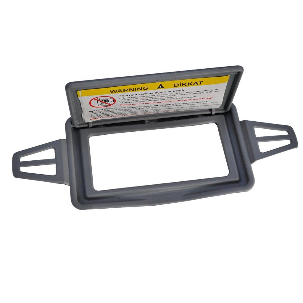 Gray Sun Visor Mirror Cover for Mercedes E Class W211 2003-2009