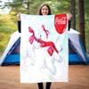 Christmas Gift Halloween Themed Cola Beverage Coca Cola Blanket Soft Home Furnishing Nap Decoration Four Seasons Warm Sherpa Blanket U7