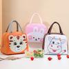 Lunch Bag Cute Cartoon Animal Pattern Waterproof Large Capacity Portable Thermal Insulation Lunch Box Bag for Women Men