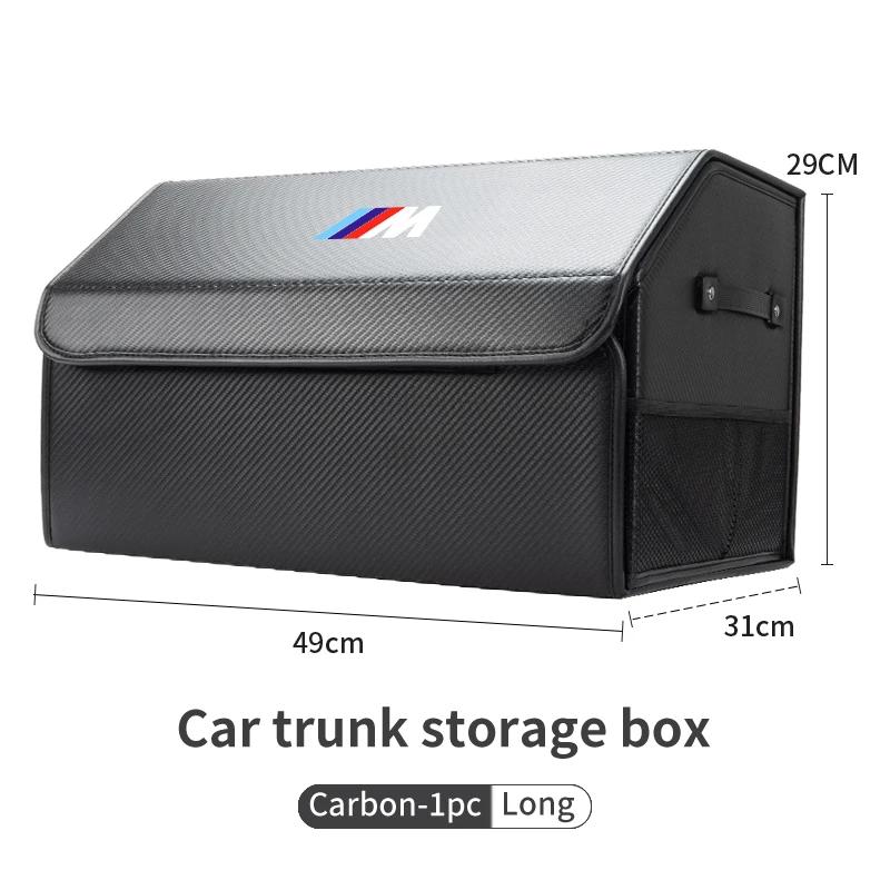 Car Sticker 2025 Hot Car Boot Organiser Storage Box Large Capacity Foldable Storage Box For BMW Series X1X4 X5 X7 G20 G38 F20 F3