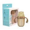 Silicone Wide Mouth Baby Bottle with Anti-Colic Nipple & Rice Cereal Spoon