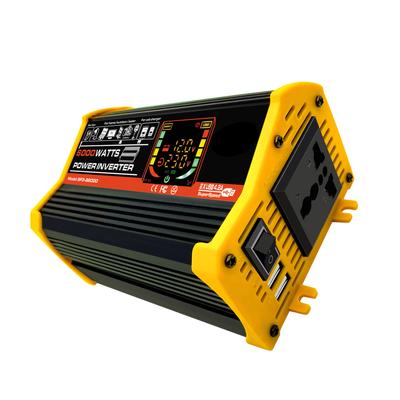 Modified Sine Wave Inverter High Frequency 6000W Peak Power Watt Power Inverter DC 12V To AC 220V Converter Car Power