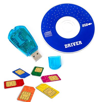 1Pc  Sim Card Reader Usb Card Reader Simcard Writer Copy Cloner Backup Gsm Cdma Wcdma Cellphone Dom668