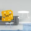 Nordic Minimalist Cheese Clock Desk Quiet Acrylic Wall Hanging for Office Bedroom