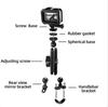 360° Motorcycle Handlebar Mount Aluminum Holder Bike Bracket For GoPro Hero 12 11 10 9 8 Insta360 Osmo Action Camera Accessories