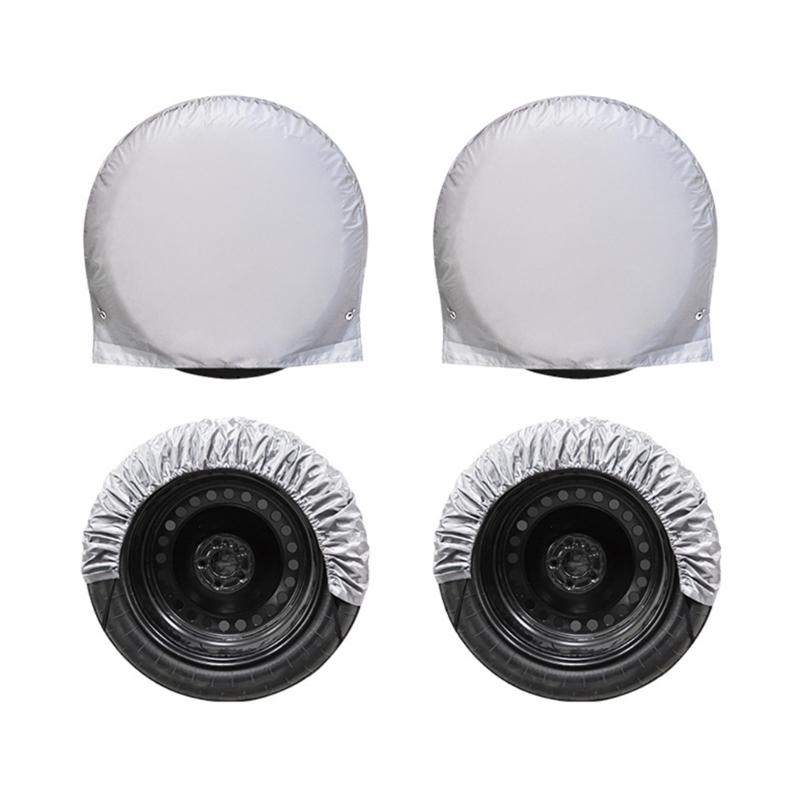 Car Tire Protector Easy Installation Spare Wheel Cover 65cm Diameter Versatile Tire Storage Bag for Long Term Storage