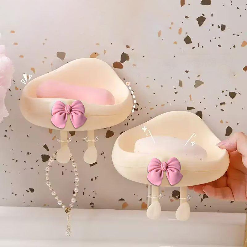 Cloud Soap Dish Large Mouth Wall Hanging Bathroom Storage Rack Home Use Soap Holder Contemporary Design Kitchen Accessories