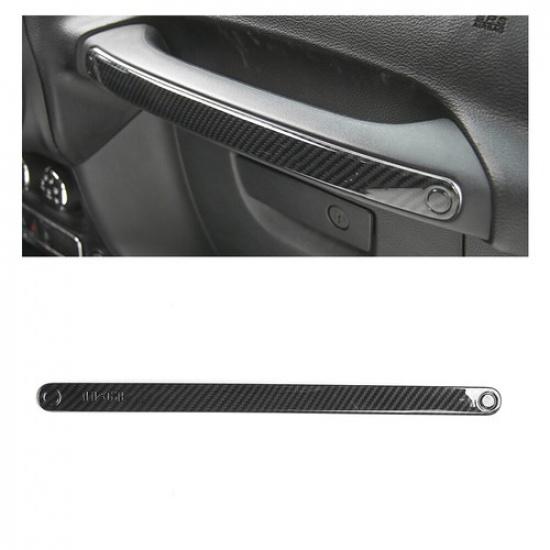 Copilot Handle Cover Trim for Jeep Wrangler JK Unlimited 2011-2017 Carbon Fiber