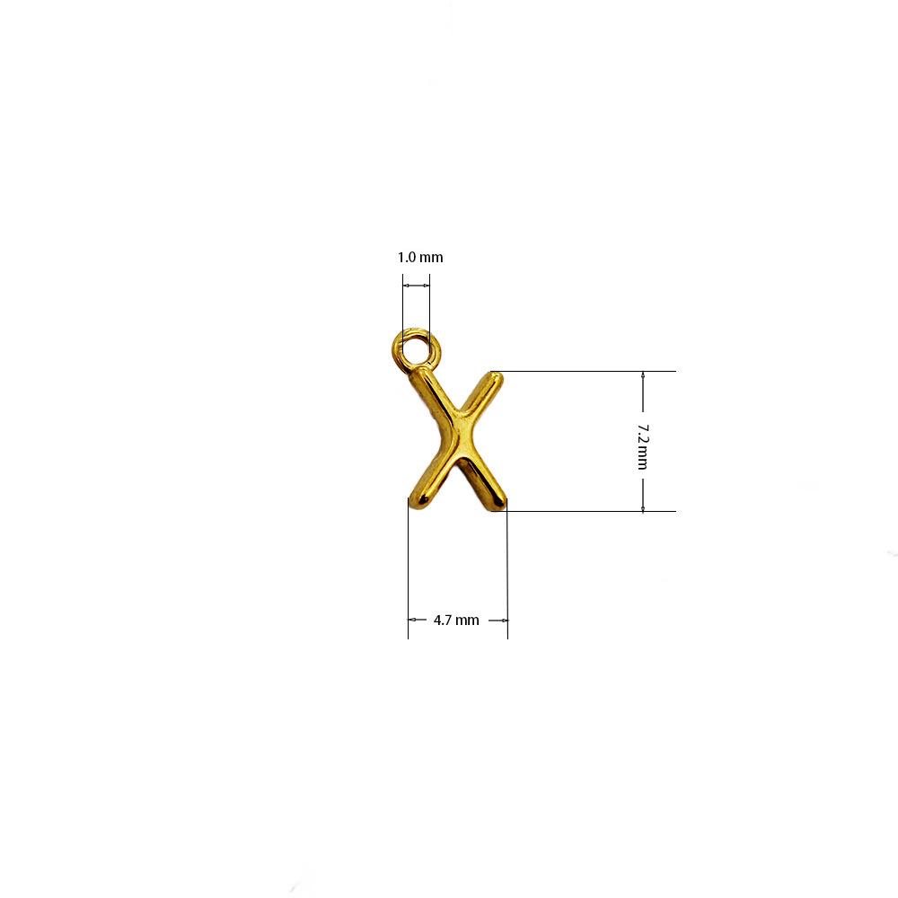 26 A-Z Letter Pendants with Loops for Creative DIY Bracelets, Necklaces, Jewelry Charms & Accessories.
