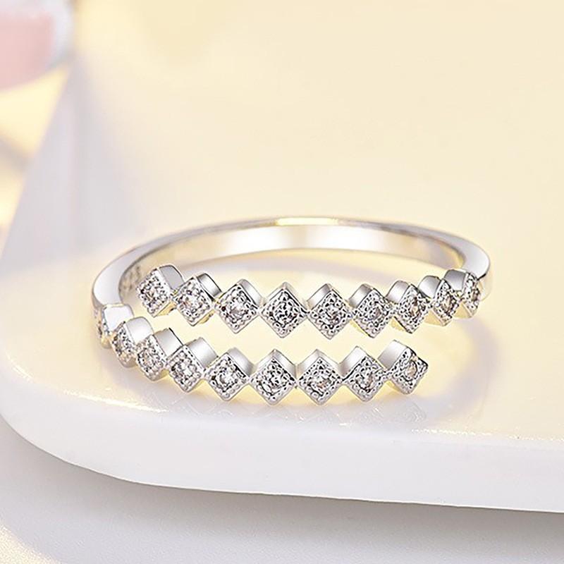 New 925 Silver Ring 5A Zircon for Women Wedding Jewelry Engagement Charm Party Fashion Gift Top Quality Ring