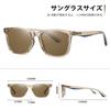 Joopin Polarized Driving Wellington UV400 Clear Beige Men's Sunglasses, Style, Protection,