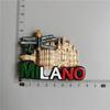 Italy Milan Fridge Magnets Madrid Florence Toscana Sirmione Lecce Venezia Tourist Souvenirs Magnetic Refrigerator Stickers Gift