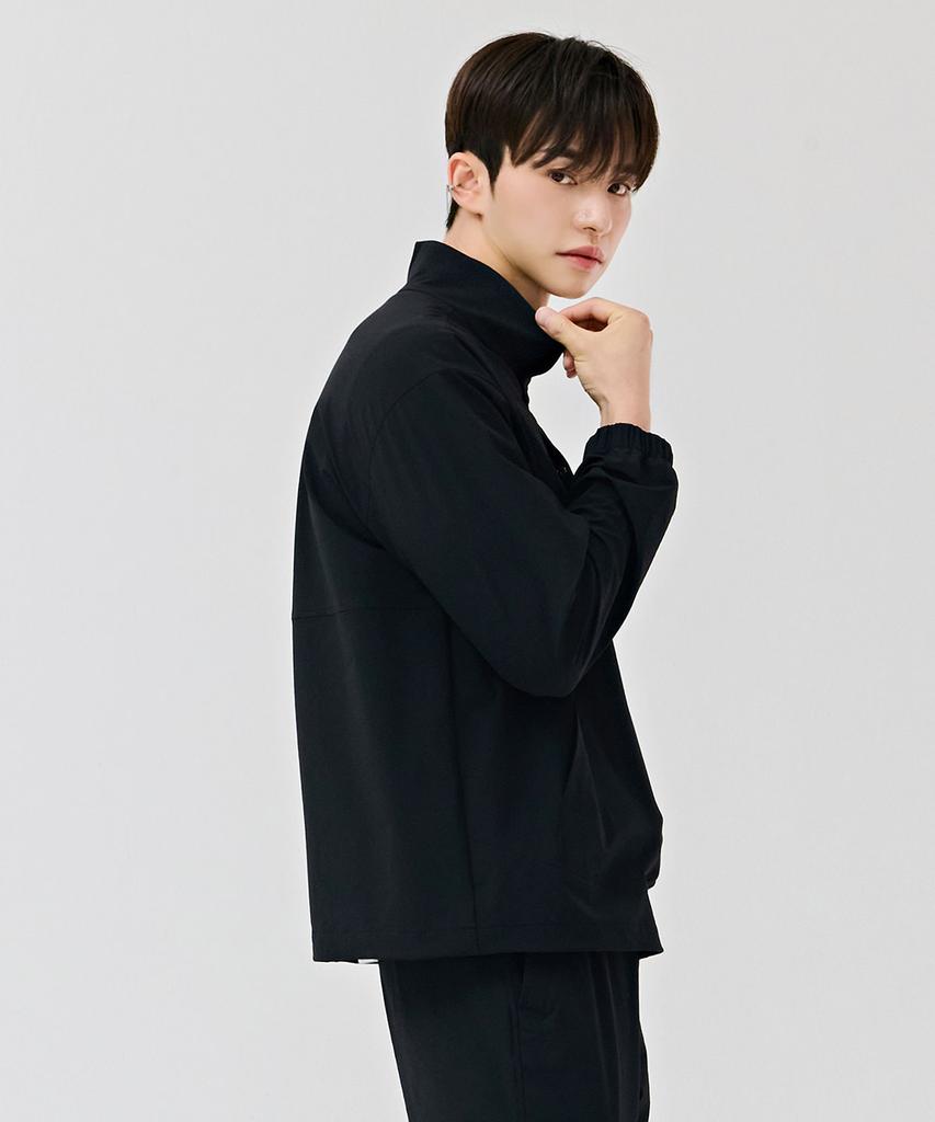 Chasecult Unisex Stretch High-Neck Anorak T-Shirt-Deru5119B03