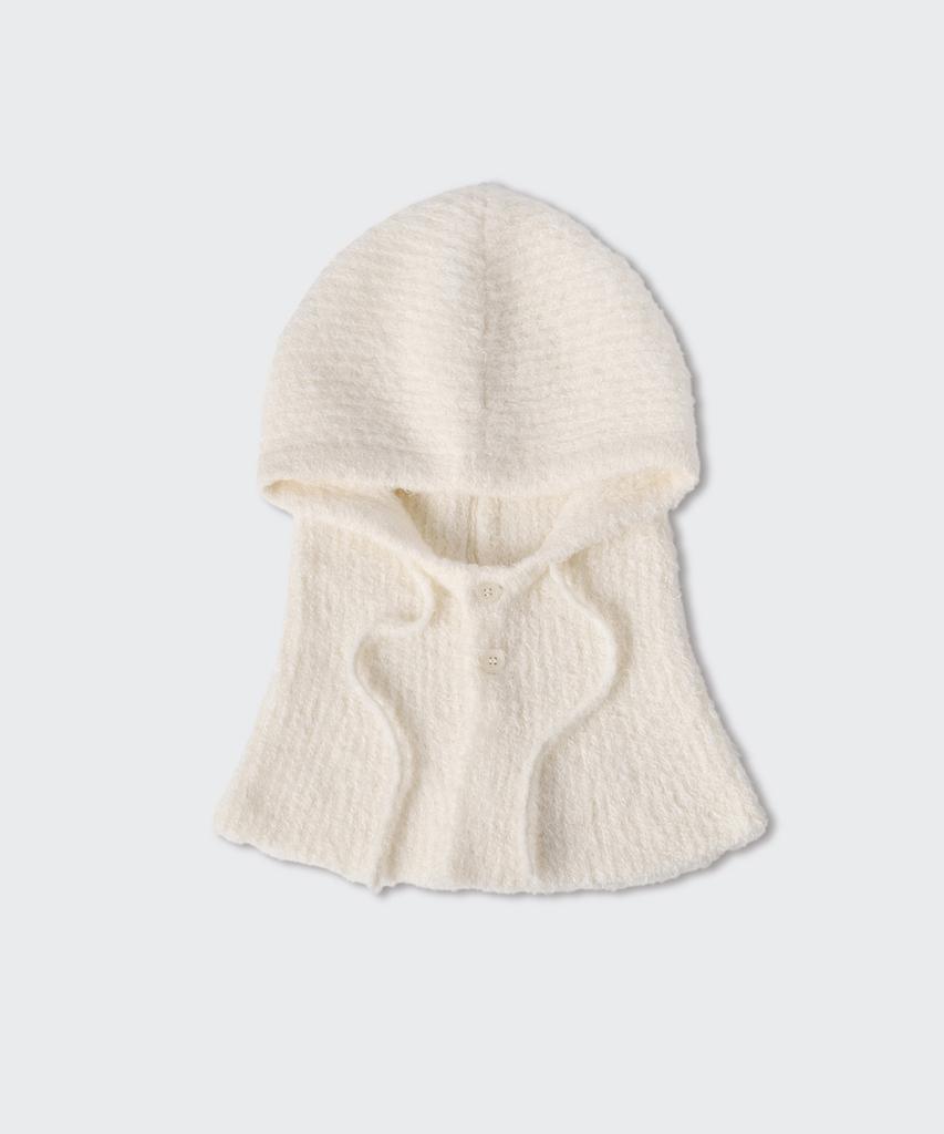 MUSINSA STANDARD WOMAN Women'S Boucle String Knit Balaclava [Ivory]